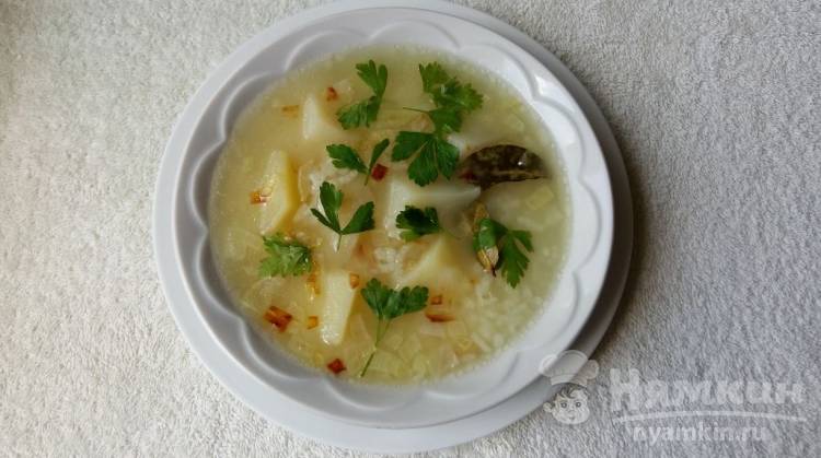 Рисовый суп на мясном бульоне - фото шаг 6
