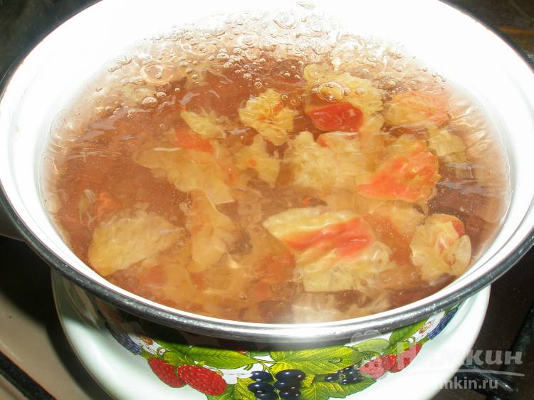 Компот из кислых слив - фото шаг 3