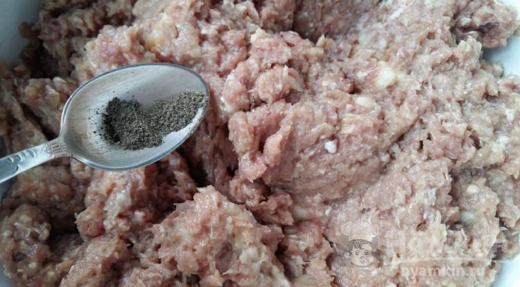 Заготовки из фарша для тефтелей и котлет в морозилку - фото шаг 4