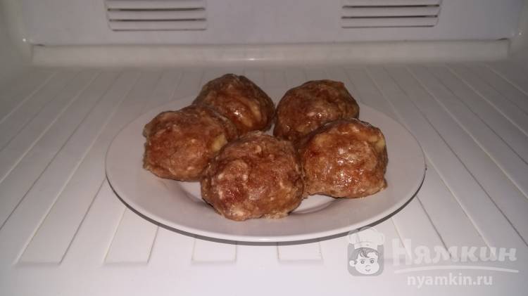 Заготовки из фарша для тефтелей и котлет в морозилку - фото шаг 6