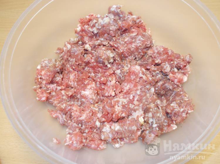 Мясные котлеты с геркулесом на сковороде - фото шаг 3