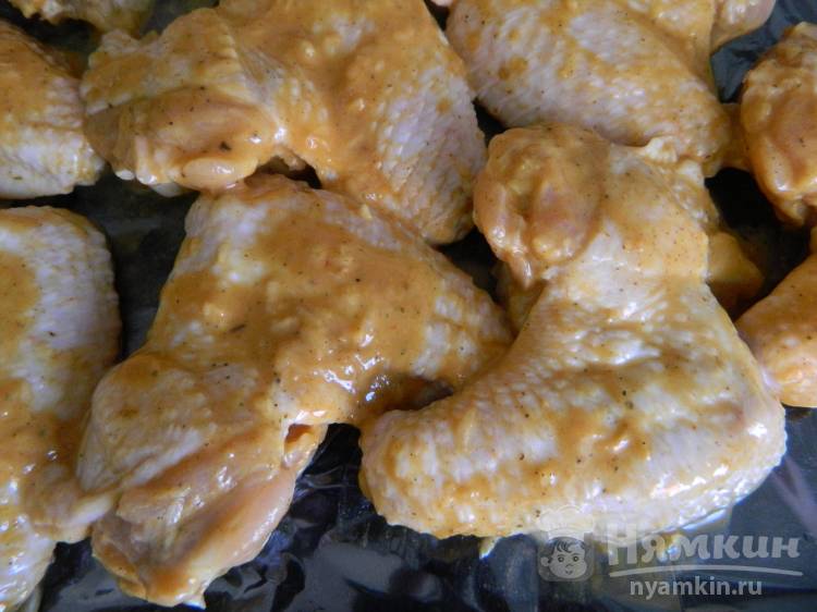 Куриные крылышки с горчицей, чесноком и кетчупом - фото шаг 4