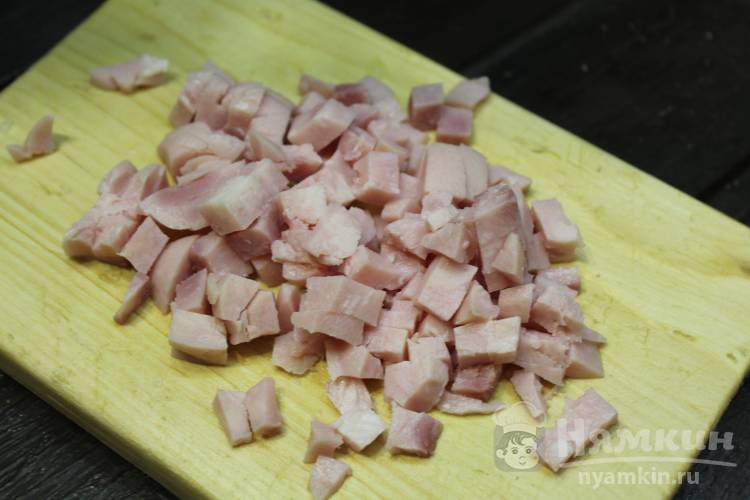 Быстрая запеканка с макаронами и ветчиной - фото шаг 1