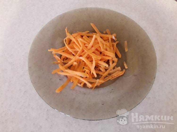 Быстрый супчик на курином бульоне с лапшой без мяса - фото шаг 3