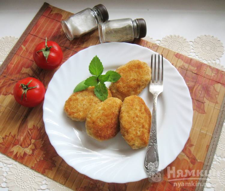 Куриные котлеты с овсяными хлопьями - фото шаг 6