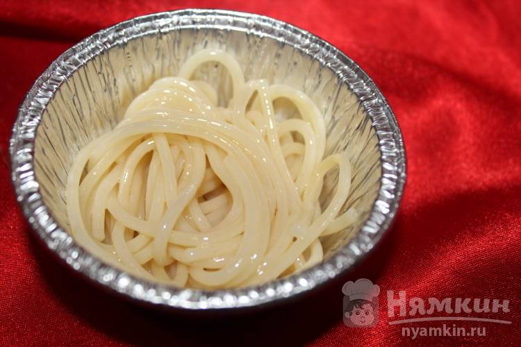 Мини запеканка из макарон и сыра - фото шаг 1