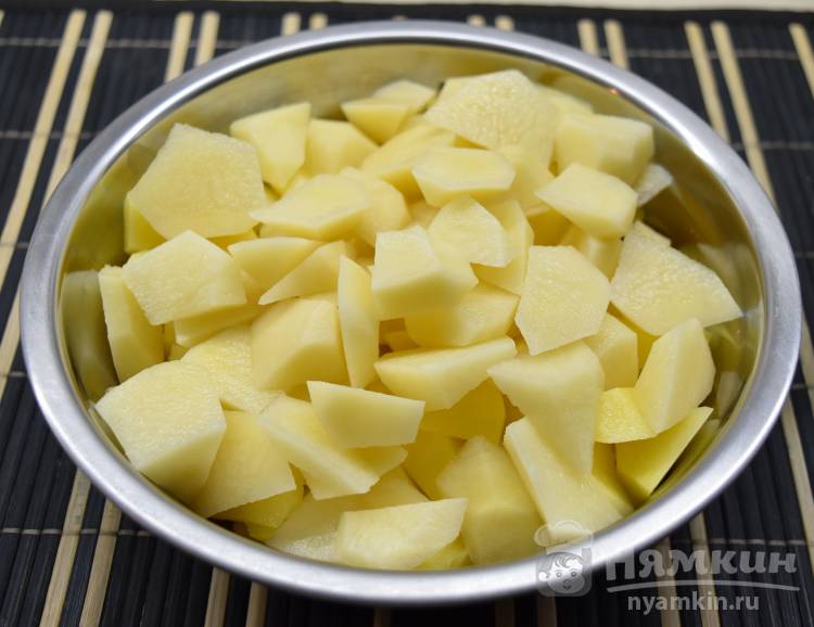 Картошка с салом в мультиварке. Рецепты приготовления картошки на сале