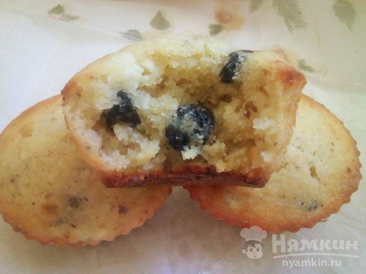 Творожные кексы с орехами и изюмом - фото шаг 11