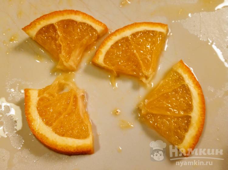 Фруктовый десерт с ванильным сахаром и корицей  - фото шаг 3