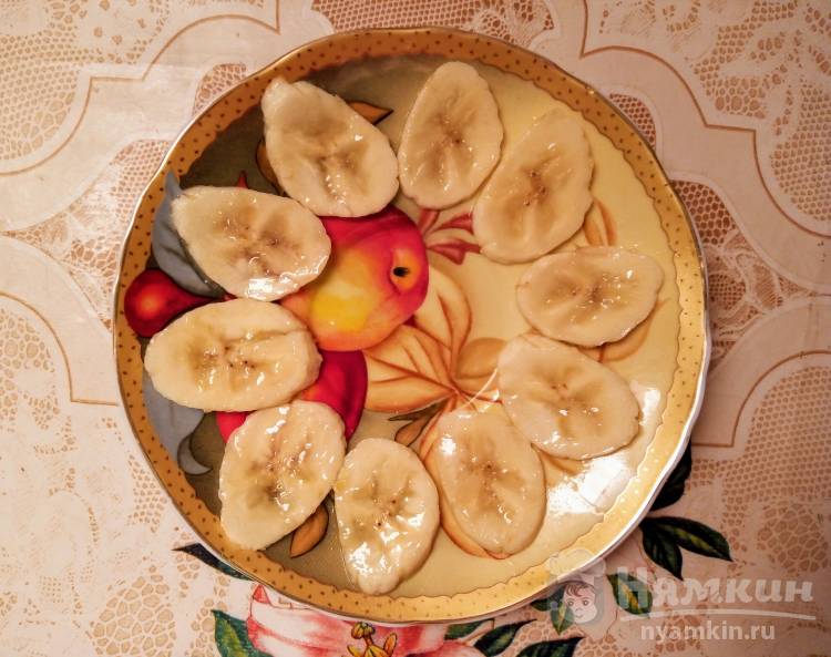 Фруктовый десерт с ванильным сахаром и корицей  - фото шаг 4