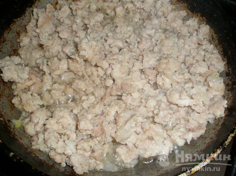Жареный перец фаршированный рисом, мясом и кабачками - фото шаг 3
