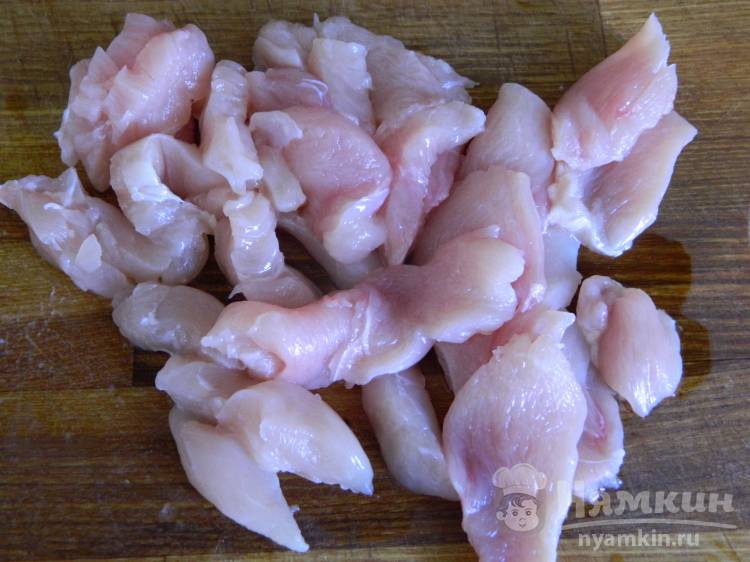 Чипсы из куриного филе - фото шаг 1