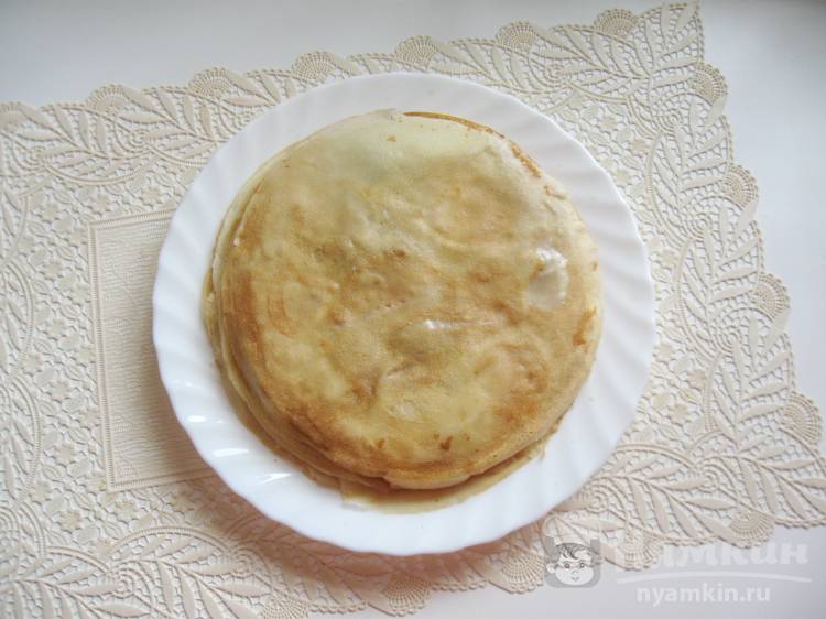 Блинчики на молоке с мясом и тушёной капустой - фото шаг 2