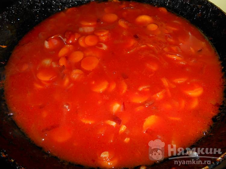 Картофель тушёный в томате - фото шаг 3