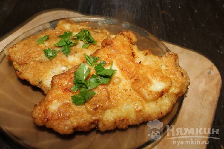 Куриные отбивные в кляре на сковородке - фото шаг 6