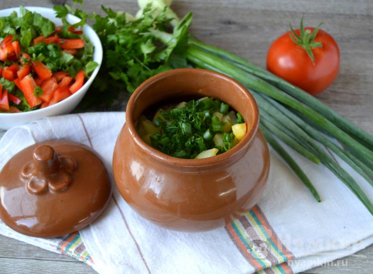 Картошка с мясом в горшочках в духовке - фото шаг 6