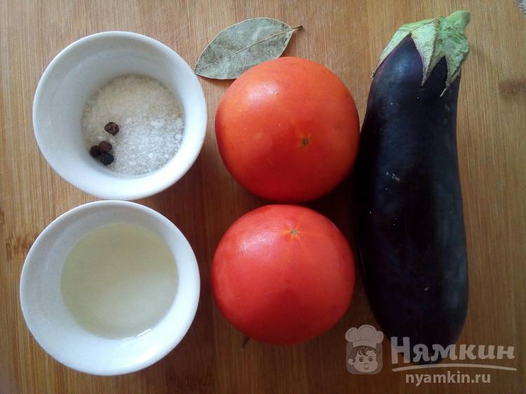 Баклажаны и перец в томатном соусе на зиму - рецепт приготовления с пошаговыми фото