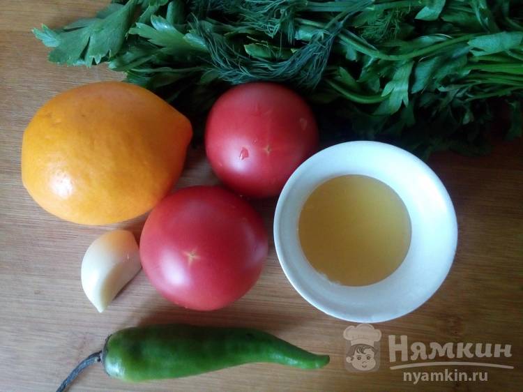 Быстрые маринованные помидоры в медовой заправке - фото шаг 1