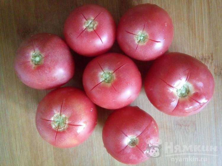 Быстрые маринованные помидоры в медовой заправке - фото шаг 2
