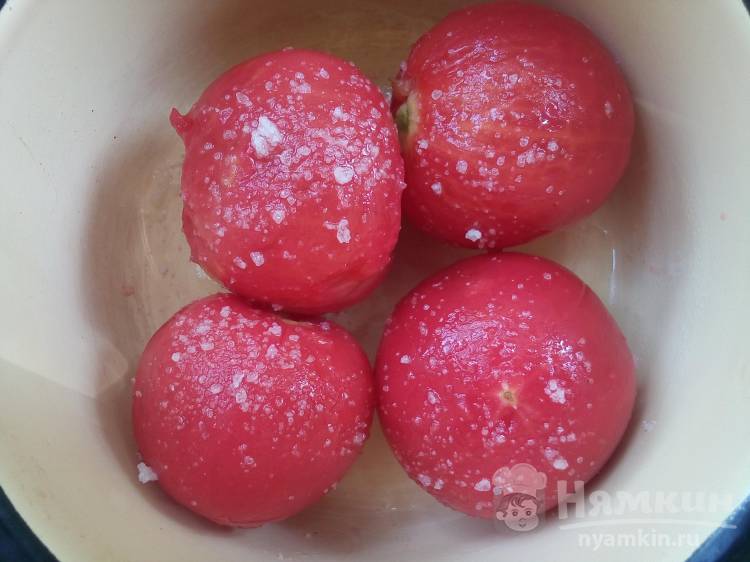 Быстрые маринованные помидоры в медовой заправке - фото шаг 3