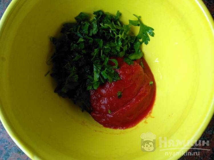 Как приготовить томатный соус для спагетти из помидор с петрушкой