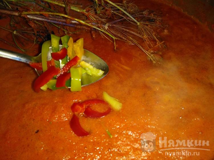 Острый томатный соус с чесноком и корицей - фото шаг 2