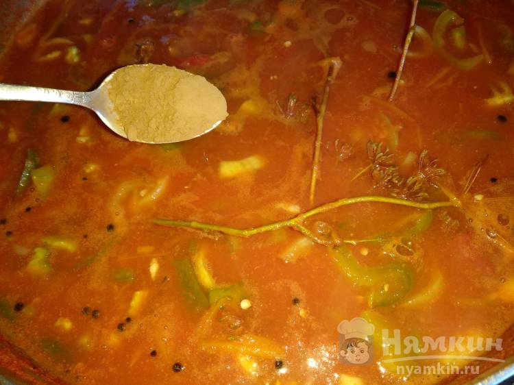 Острый томатный соус с чесноком и корицей - фото шаг 3
