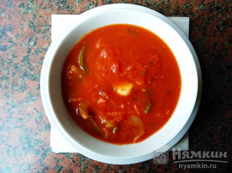 Острый томатный соус с чесноком и корицей - фото шаг 5