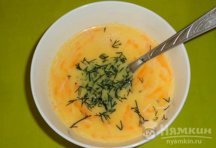 Яичница-болтунья с тыквой и сыром - фото шаг 4