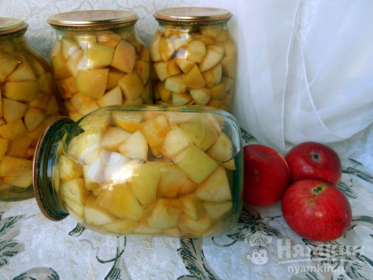 Заготовка из яблок на зиму для пирожков - фото шаг 7