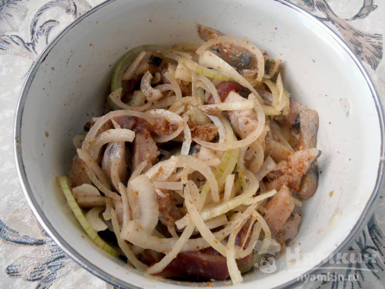Сельдь по-корейски - фото шаг 4