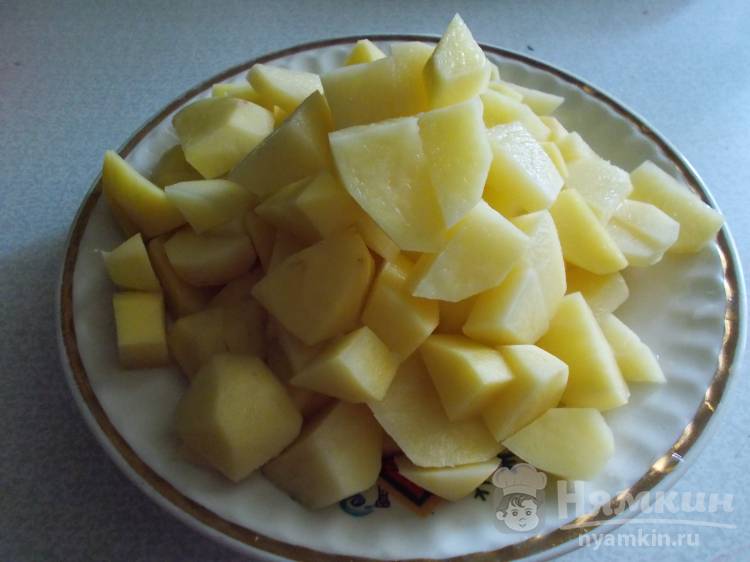 Вкусный суп с баклажанами - фото шаг 1