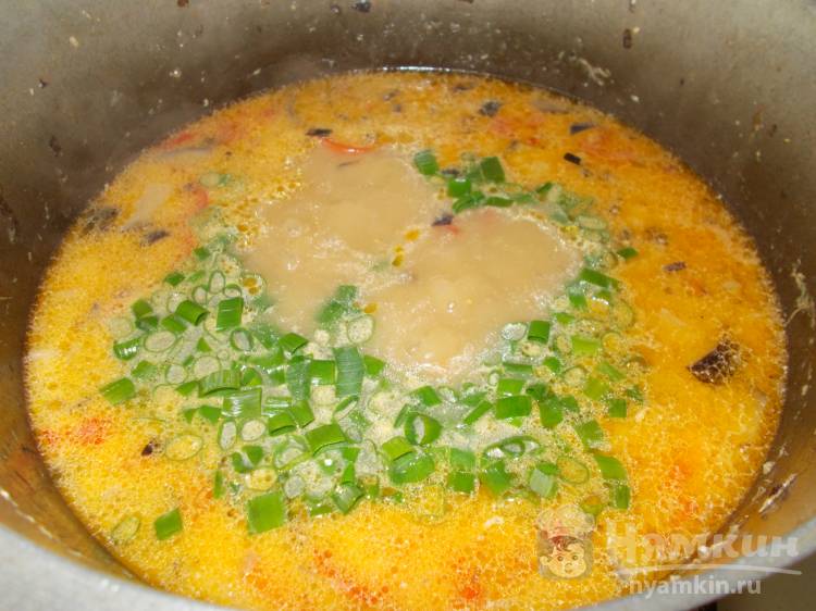 Вкусный суп с баклажанами - фото шаг 9