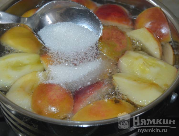 Компот из свежих яблок и груш  - фото шаг 4