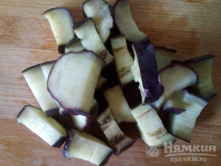 Острая закуска из баклажанов и перца по-корейски - фото шаг 4