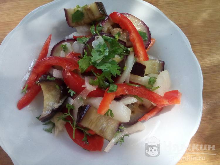 Острая закуска из баклажанов и перца по-корейски - фото шаг 9