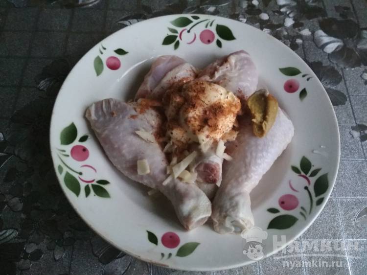 Вариант 2: Куриные голени на сковороде с соевым соусом - рецепт с пошаговыми фото