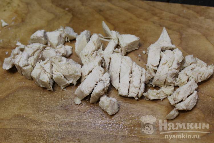 Салат Белковый с куриной грудкой - фото шаг 1