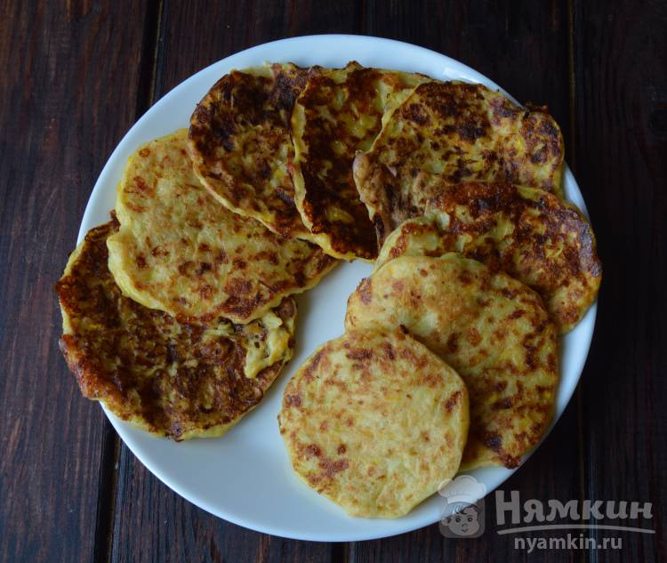 Оладьи из кабачков, моркови и сыра  - фото шаг 6