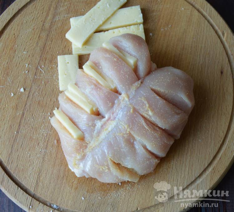 Куриная грудка запеченная с сыром в духовке  - фото шаг 3