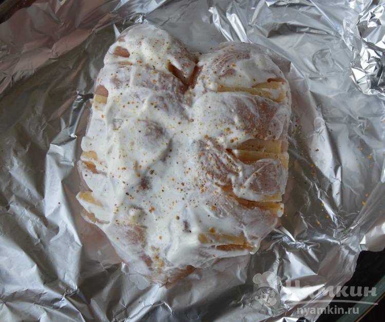 Куриная грудка запеченная с сыром в духовке  - фото шаг 4