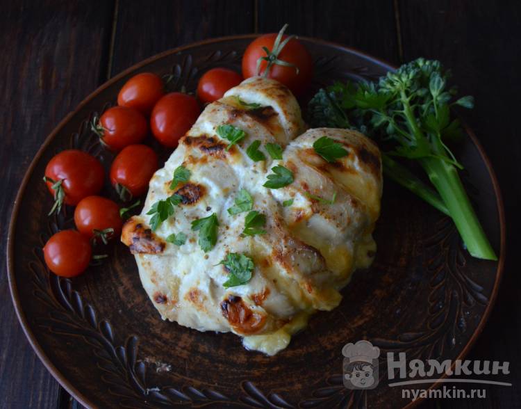 Куриная грудка запеченная с сыром в духовке  - фото шаг 5