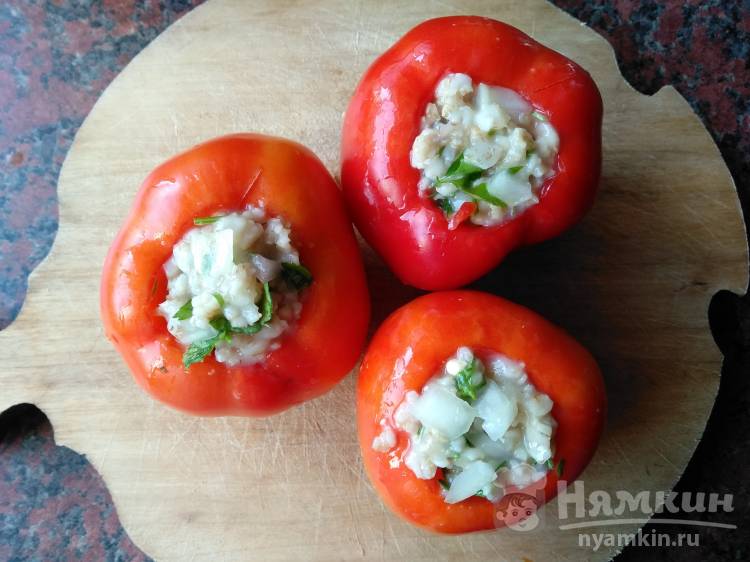 Фаршированный перец с овсянкой и мясом  - фото шаг 5