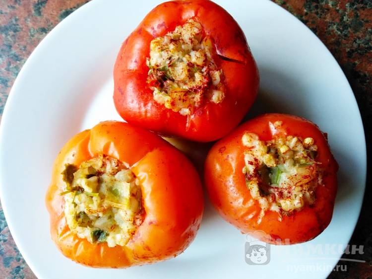 Фаршированный перец с овсянкой и мясом  - фото шаг 7