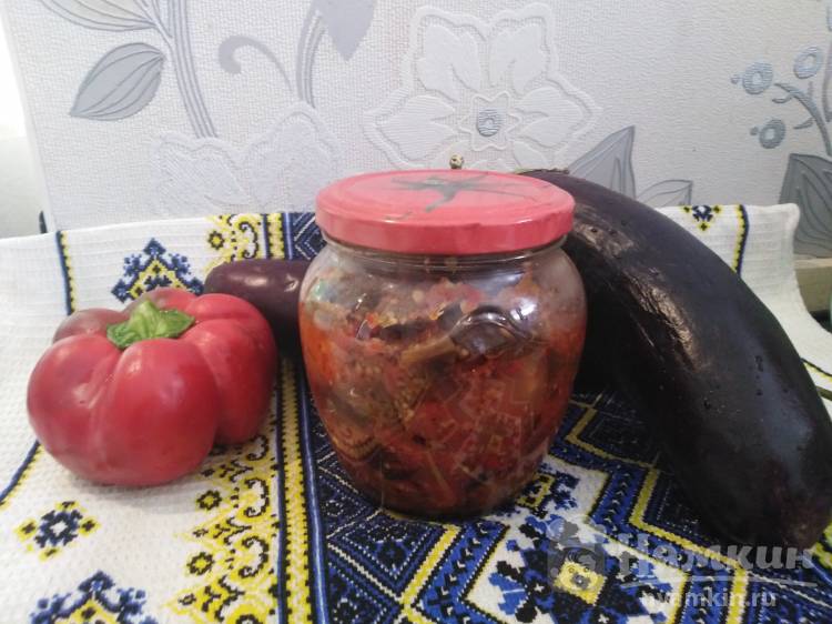 Как приготовить баклажаны по-болгарски на зиму, пошаговый рецепт с фото