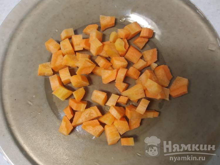 Макароны с индейкой и овощами на сковороде - фото шаг 3
