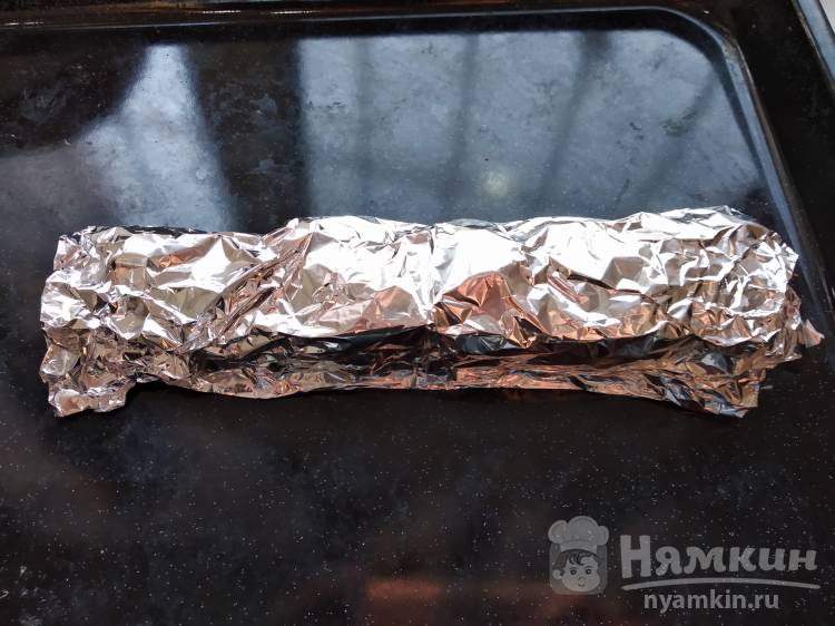 Запеченный хек с овощами в фольге в духовке - фото шаг 10