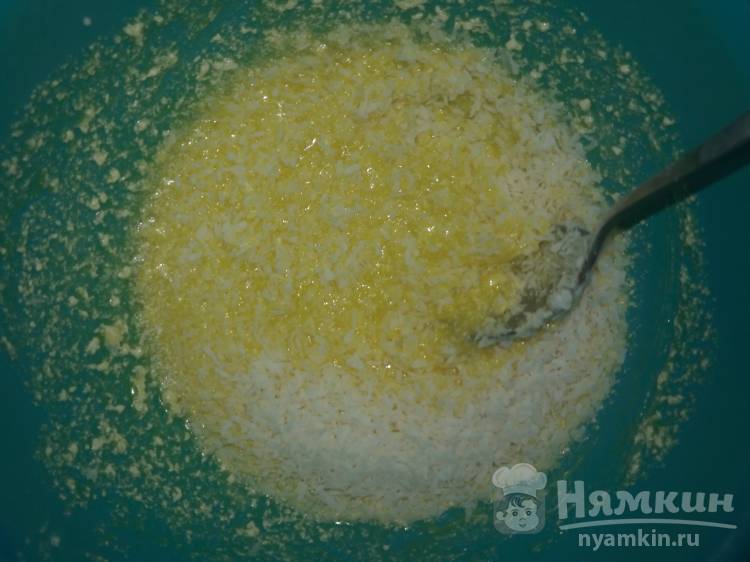 Домашнее печенье с кокосовой стружкой - фото шаг 3