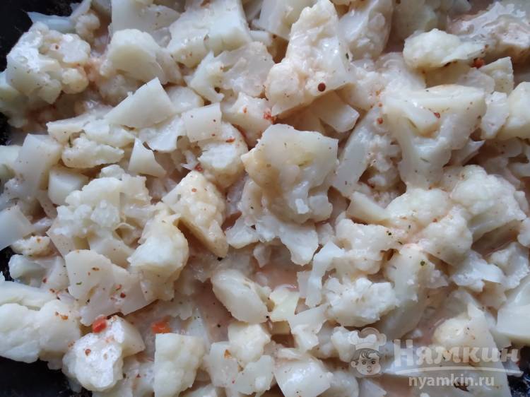 Яичная запеканка из цветной капусты - фото шаг 9