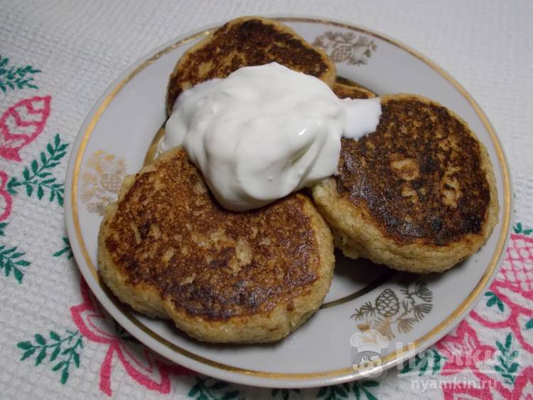ПП сырники с манной крупой на сковороде - фото шаг 8